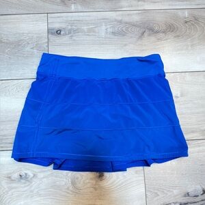 Lululemon Pace Rival Skirt size 8 Tall Cerulean Blue